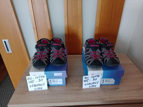 Dievčenské športové sandále zn.lotto veľ.31, lotto,31