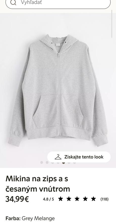 Mikina teplakova lindex top stav, lindex,158