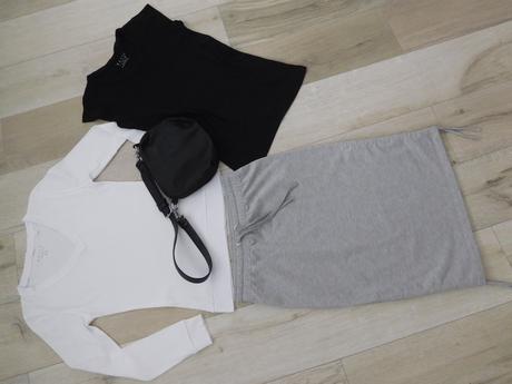 Bavlnená-sukňa tričká + kabelka,, s