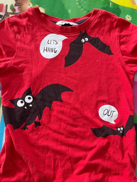 Tricko halloween, h&m,110