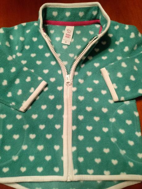 Pekná tepla mikinka., baby club,86