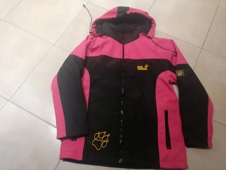 Bunda s mikinou 2v1, jack wolfskin,152