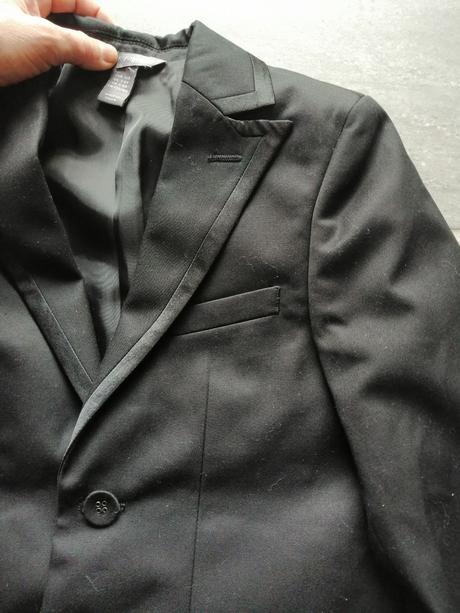 Kvalitné čierne sako ham, v128, h&m,128