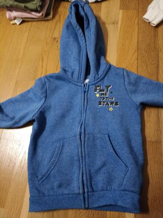Modra mikina, lupilu,86