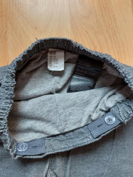 Oteplené nohavice h&m č.92, h&m,92