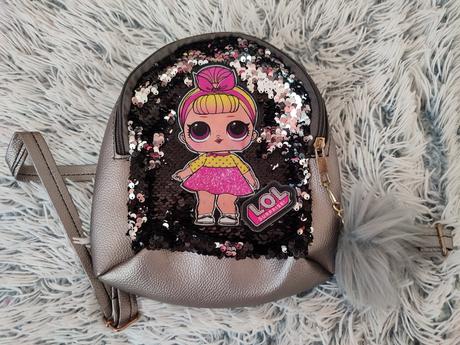 Malý ruksak lol s flitrami, 