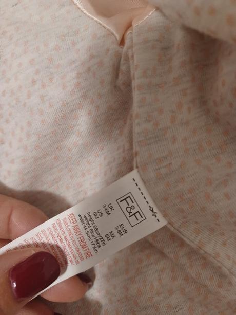 Zimný kožuštek-kabátik 62/68, f&f,62