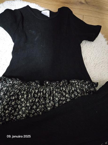 Komplet zara 128 jedny leginy lindex, zara,128