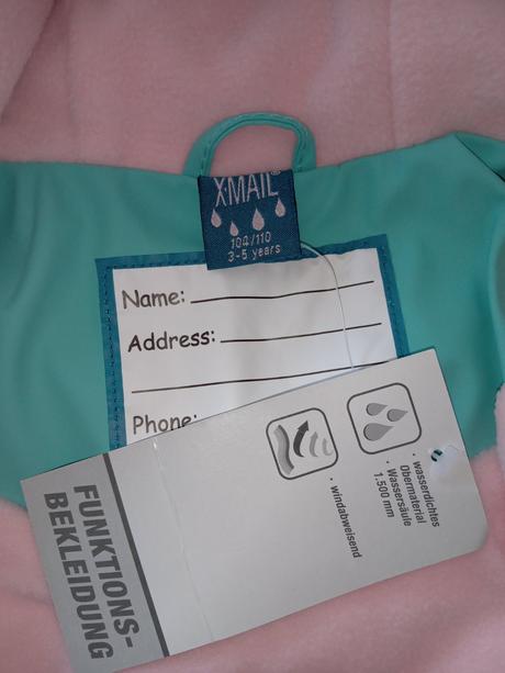 Nepremokava bunda, kik,104