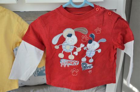 2x tričko-74/80, 74