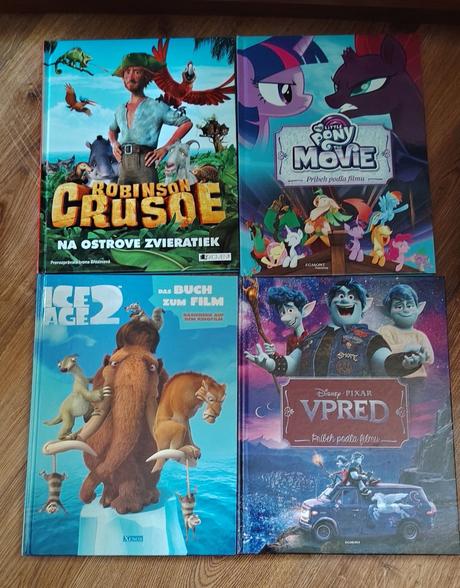 Detské knihy disney, vianočné a iné, 