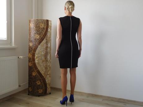 Šaty elegantné pružné so zipsom -ozdobný prvok, s, h&m,s