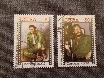 Ernesto che guevara 2002 poštové známky,