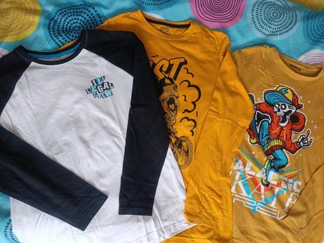 Tričká s dlhým rukávom 164/170, f&f,164