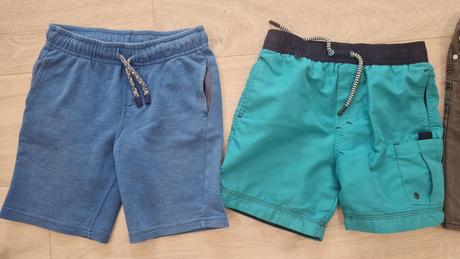 3x kraťasy, krátke nohavice veľkosť 128, 128