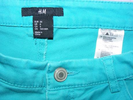 Rifľové šortky zn. h&m, h&m,s