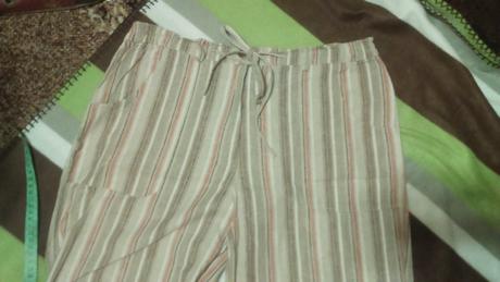 Ľanové nohavice, xl