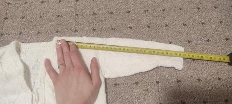 Ručne pletený svetrík 68/74, 68 / 74