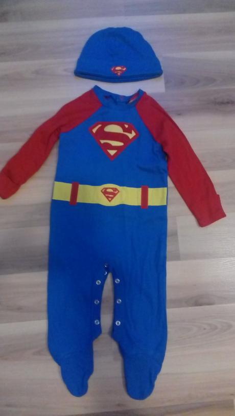 Dupačky a čiapka superman, f&f,74
