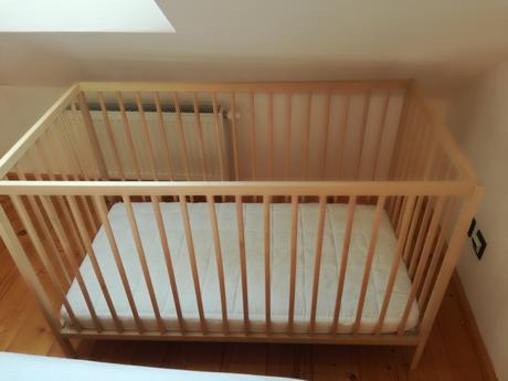 Postieľka masív ikea, 60,120