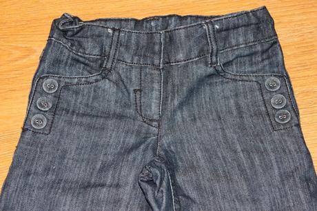 3/4 široké rifličky - 2-3x oblečené, next,110