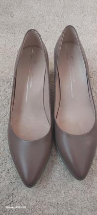 Kožené lodičky ecco 39 (vd 25.3cm), ecco,39