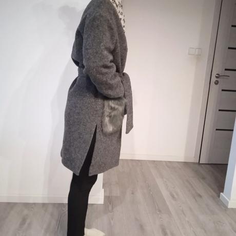 Kabát moderný., camaieu,s