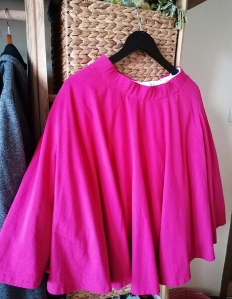 Sukňa midi kruhová a biela tylová spodnička, 