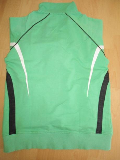 Zelena mikina na zips, xs