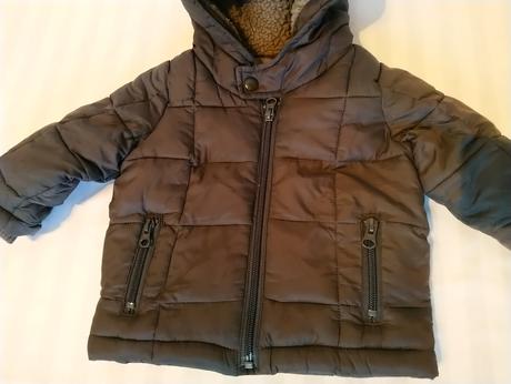 Chlapčenská tmavo sivá zimná bunda, gap, gap,74