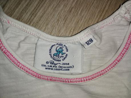 Tričko šmolinka, barbie,122