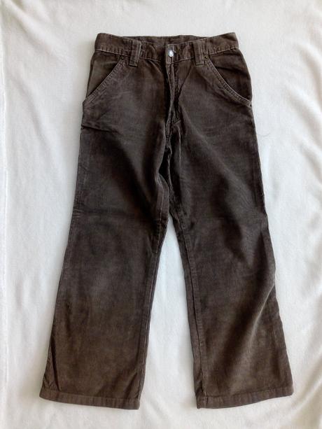 Menčestrové nohavice, denim co,128