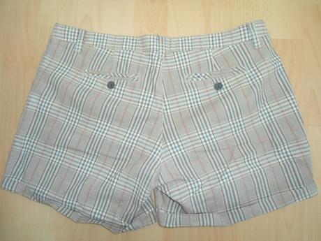 Kárované krátke nohavice, amisu,s