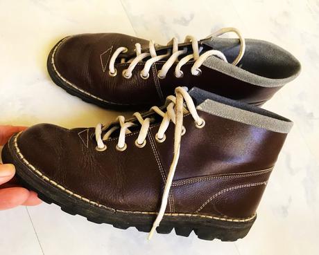 Kožené turistické topánky, 37