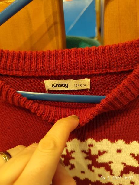 Vianočný sveter, sinsay,134