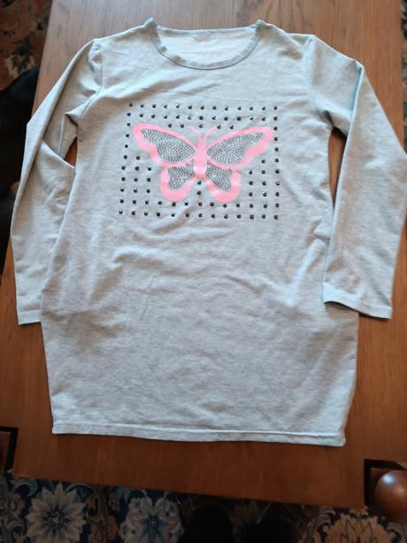 Mikina predĺžená/tunika, 158