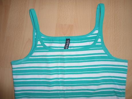 Bielo-zelene tielko / tricko, l