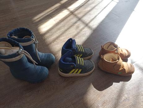 Chlapčenské topánky  a gumáky na donosenie c. 25, 25