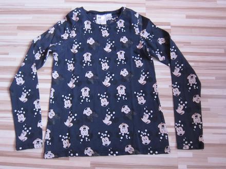 Tricko s minnie, h&m,134