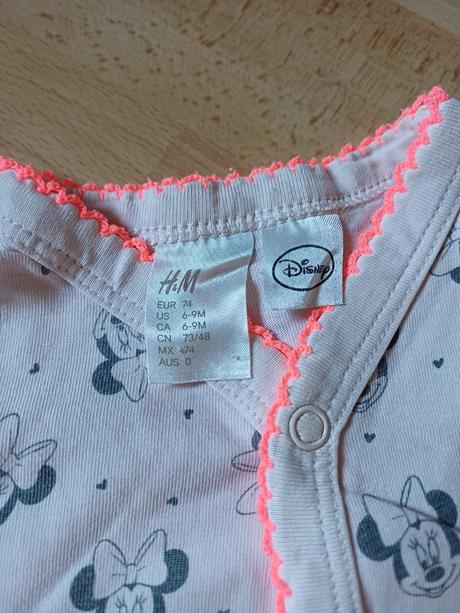 Letné bavlnené pyžamko v.74/ 6-9mesiacov, h&m,74