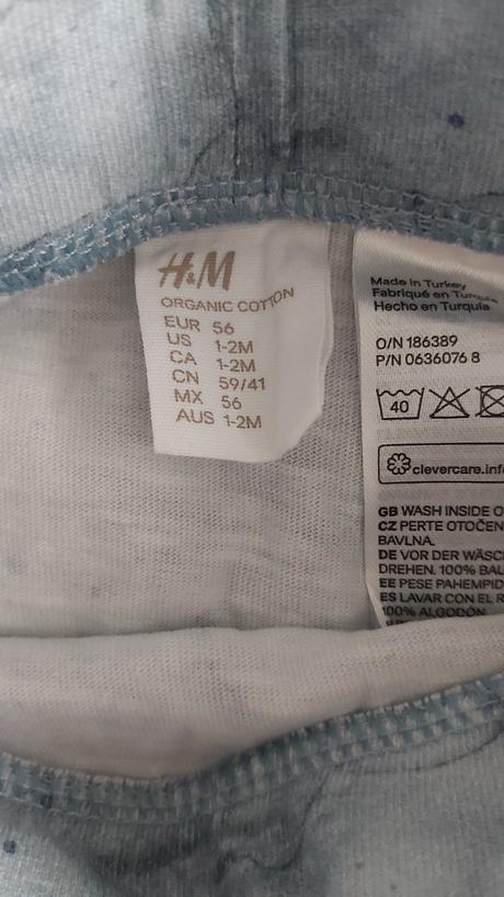 Legínky "obloha" h&m 56, h&m,56