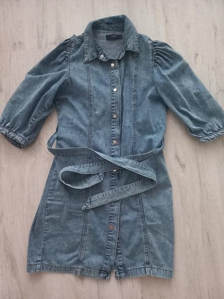 Dámske rifľové šaty, reserved,m