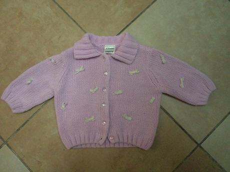 Teplý svetrík 3/6 m., ladybird,68