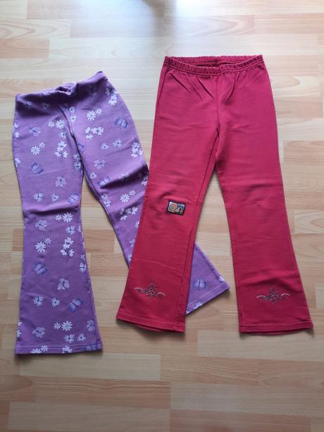 Dievčenské bavlnené nohavice, 134