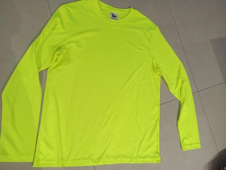 Neónovo žlté športové tričko, m