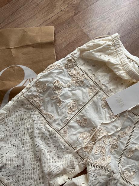 Zara letné nohavice madeira vzor, zara,s