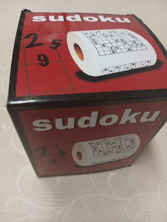 Sudoku toaletný papier,