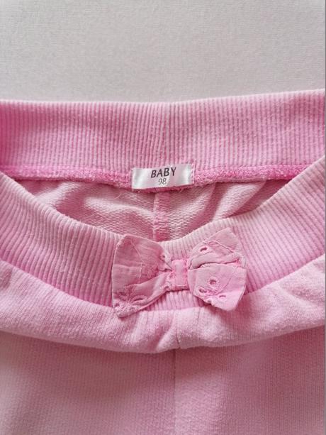 Teplaky ruzove, baby,98