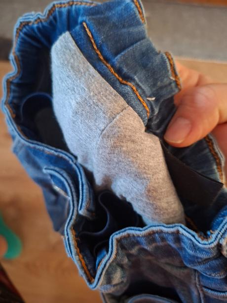 Zateplené rifle, h&m,134