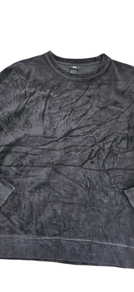 Pánska velúrová mikina h&m vel.m, h&m,m